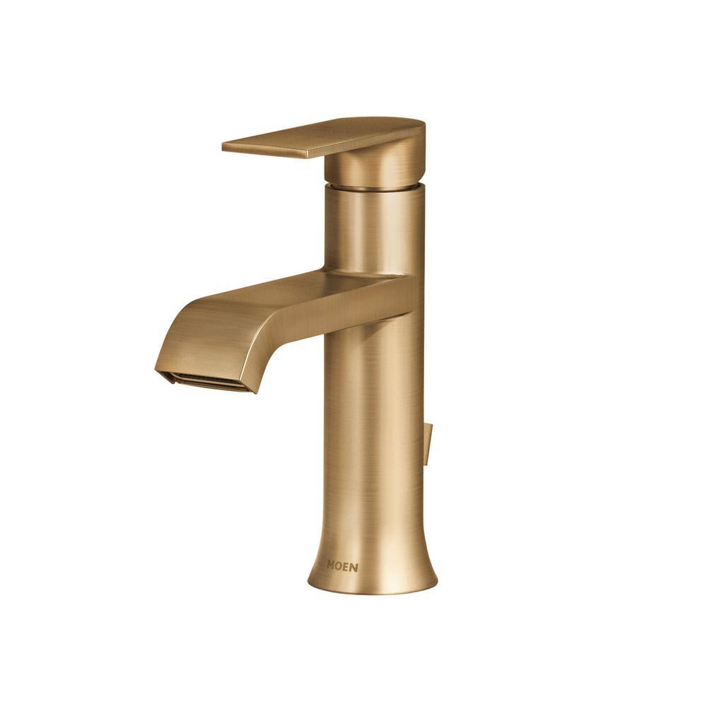 Moen Genta WS84760BZG Bronzed Gold Single-Handle Bathroom Faucet – Modern Design, Luxurious Finish