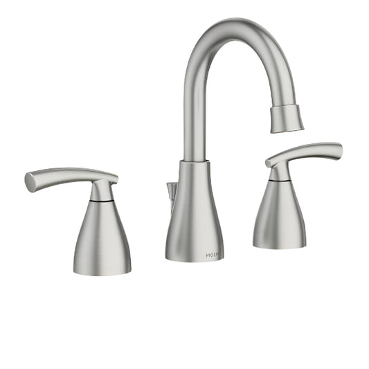 Moen Essie 84716SRN Single-Handle Bathroom Faucet – Spot Resist Stainless, Modern Design