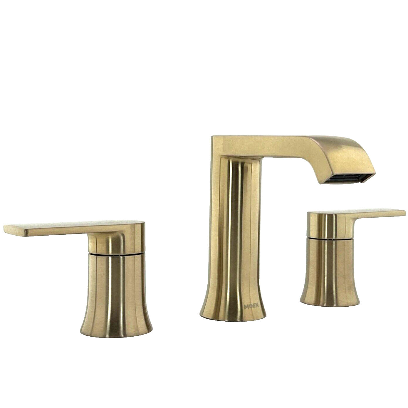 Moen Genta 84763BZG 2-Handle Widespread Bathroom Faucet – Bronzed Gold, Modern Luxury Design