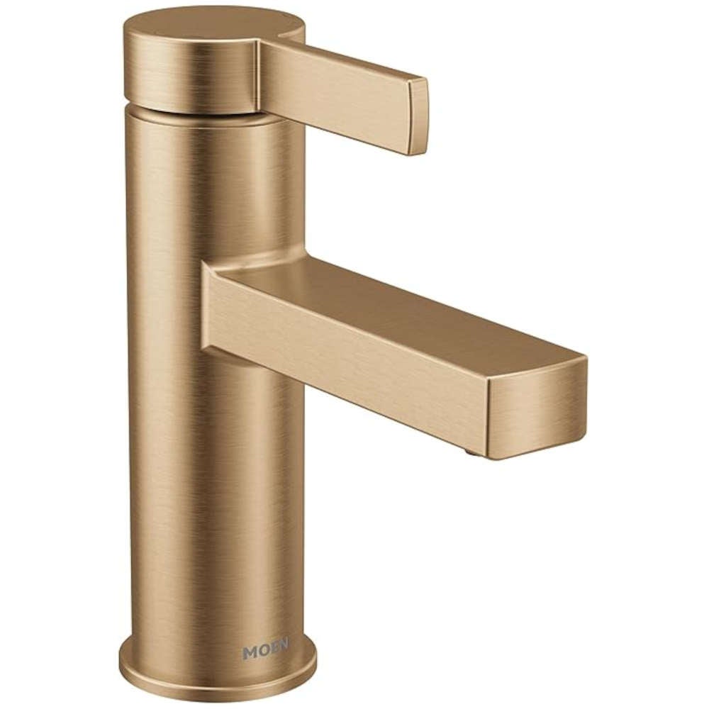 MOEN Beric 84774BZG Single-Handle Bathroom Faucet – Bronzed Gold, Modern Design