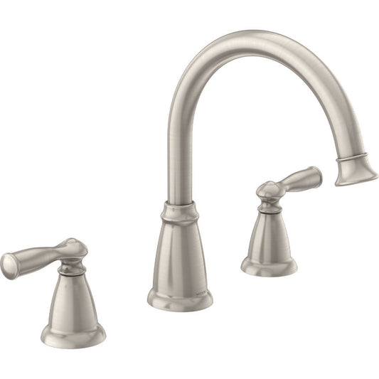 Moen Banbury 86924SRN Spot Resist Stainless 2-Handle Tub Filler – Elegant, Durable Design