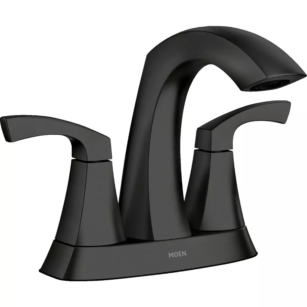 Moen Lindor 84506BL 2-Handle Centerset Bathroom Faucet – Matte Black Finish, Stylish & Durable Design