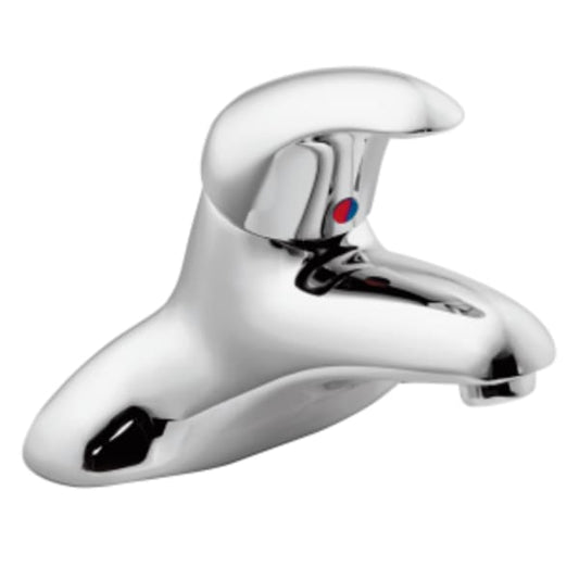 Moen M-Dura 8413F05 Single-Handle Centerset Bathroom Faucet – Chrome, Modern & Durable Design