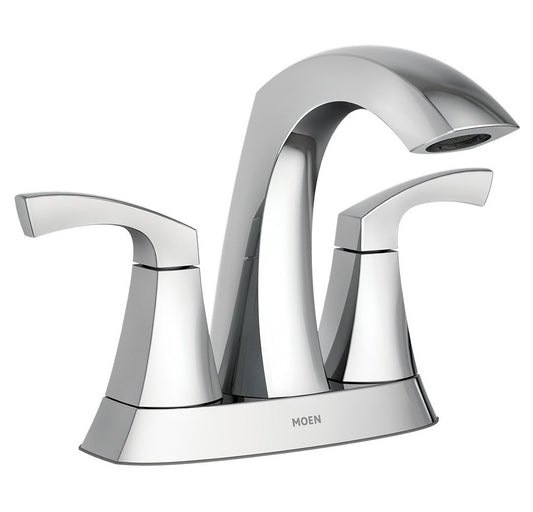 Moen Lindor 108956 2-Handle Centerset Bathroom Faucet – Chrome Finish, Elegant & Durable Design