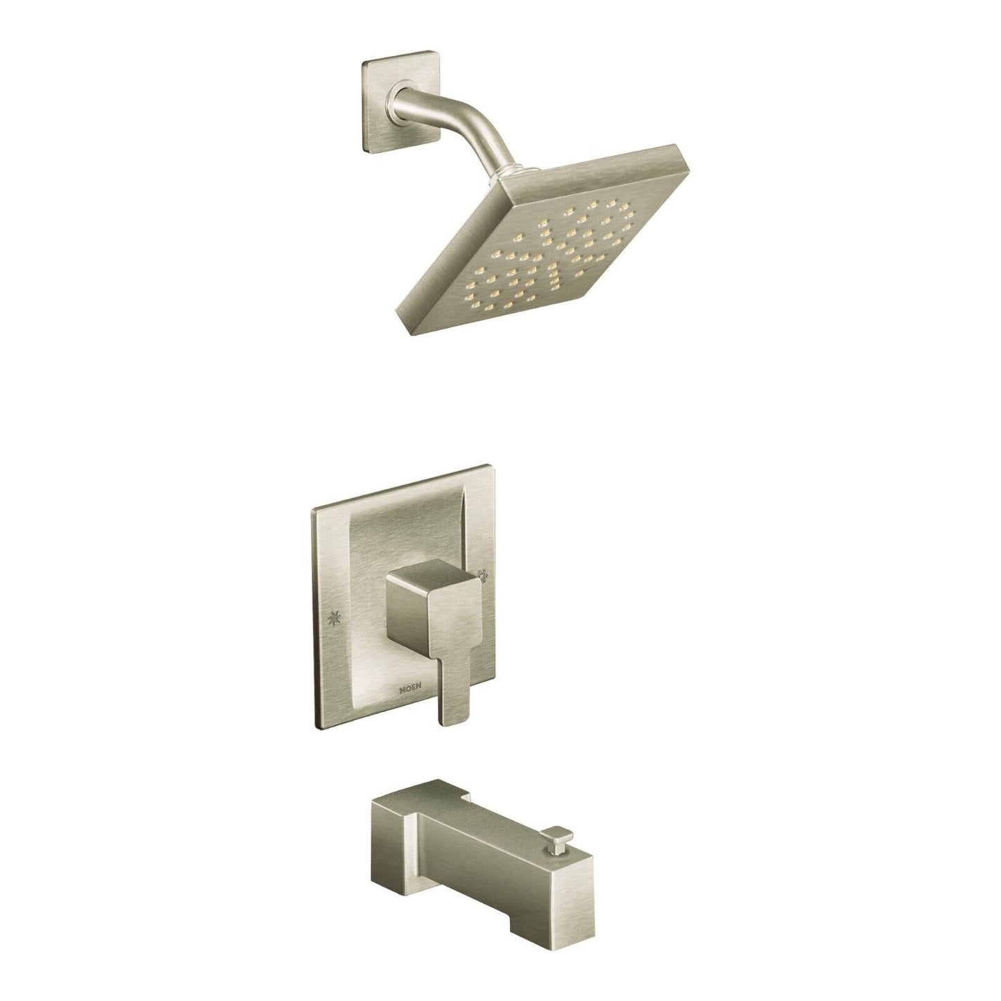 Moen 90 Degree TS2713BN Brushed Nickel Posi-Temp Tub & Shower Faucet Package