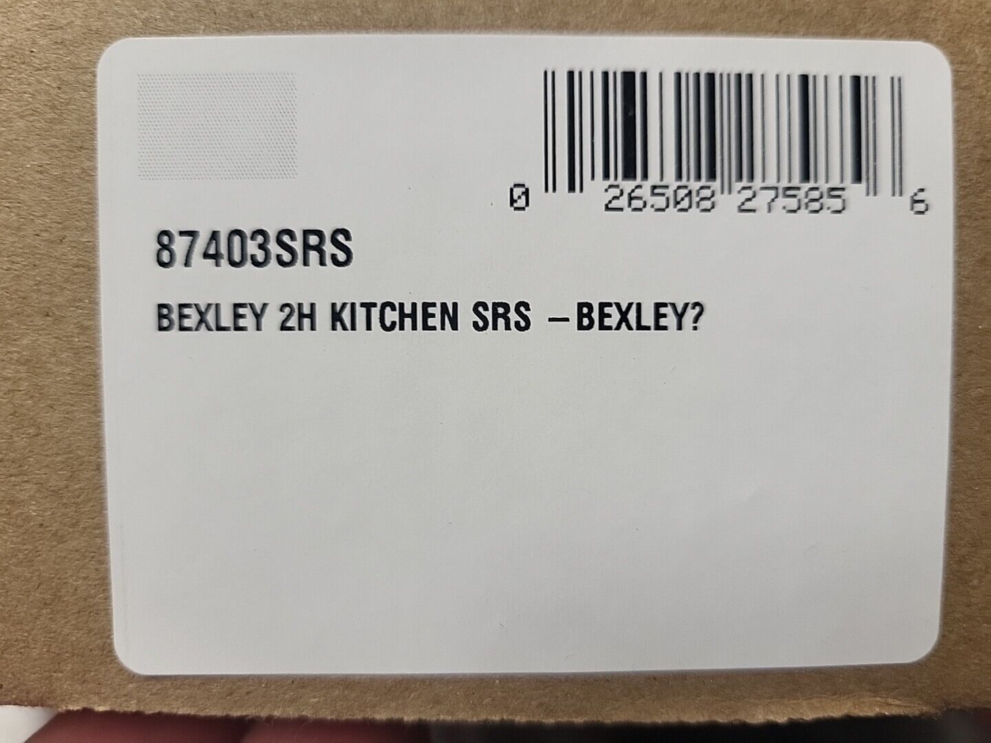 Moen 87403SRS Bexley 2 Handle Lever Kitchen Faucet  Spot Resist Stainless