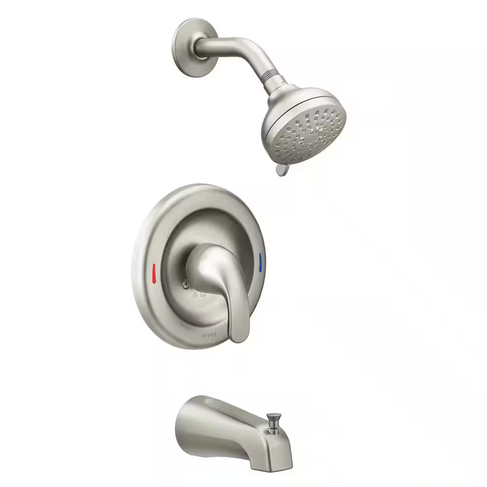 Moen Adler 82613SRN Shower/Tub Valve Kit – Spot Resist Stainless - Modern Design