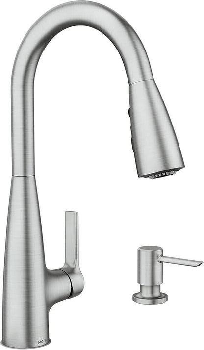 Moen Haelyn 87627SRS  Kitchen Faucet With Pull Out - ‎Spot Resistant Stainless