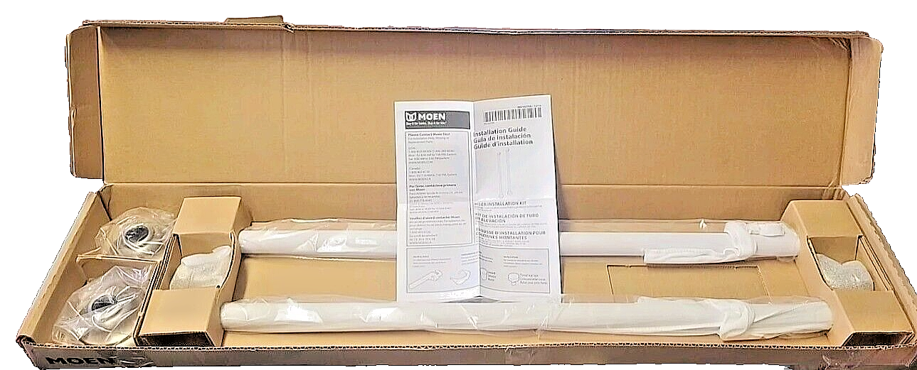 NEW Moen Weymouth TS25105BN Brushed Nickel Floor Mount Tub Filler Riser Legs