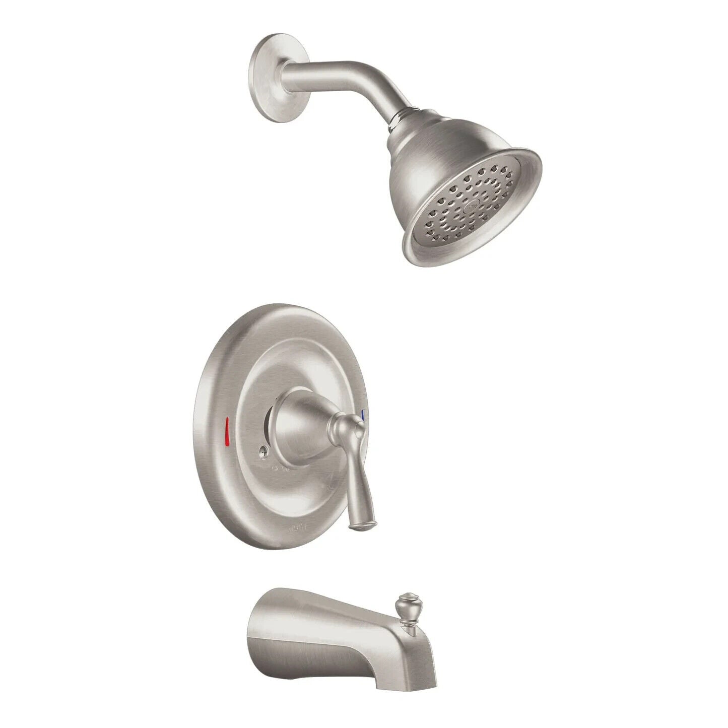 Moen Banbury 82910SRN Spot Resist Brushed Tub and Shower Faucet