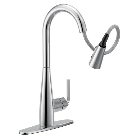 Moen Maureen 87493SRS 1-Handle High Arc Pulldown Kitchen Faucet Stainless Steel