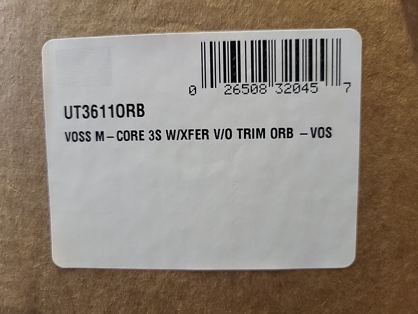 Moen UT3611 Voss 2 Function Pressure Balanced VALVE TRIM KIT ONLY