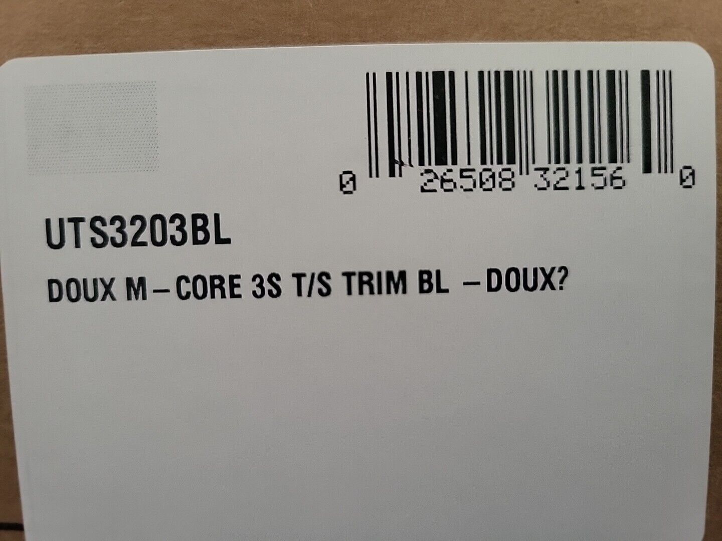 Moen UTS3203BL Doux M-CORE 3-Series 1-Handle Tub and Shower Trim Kit Matte Black