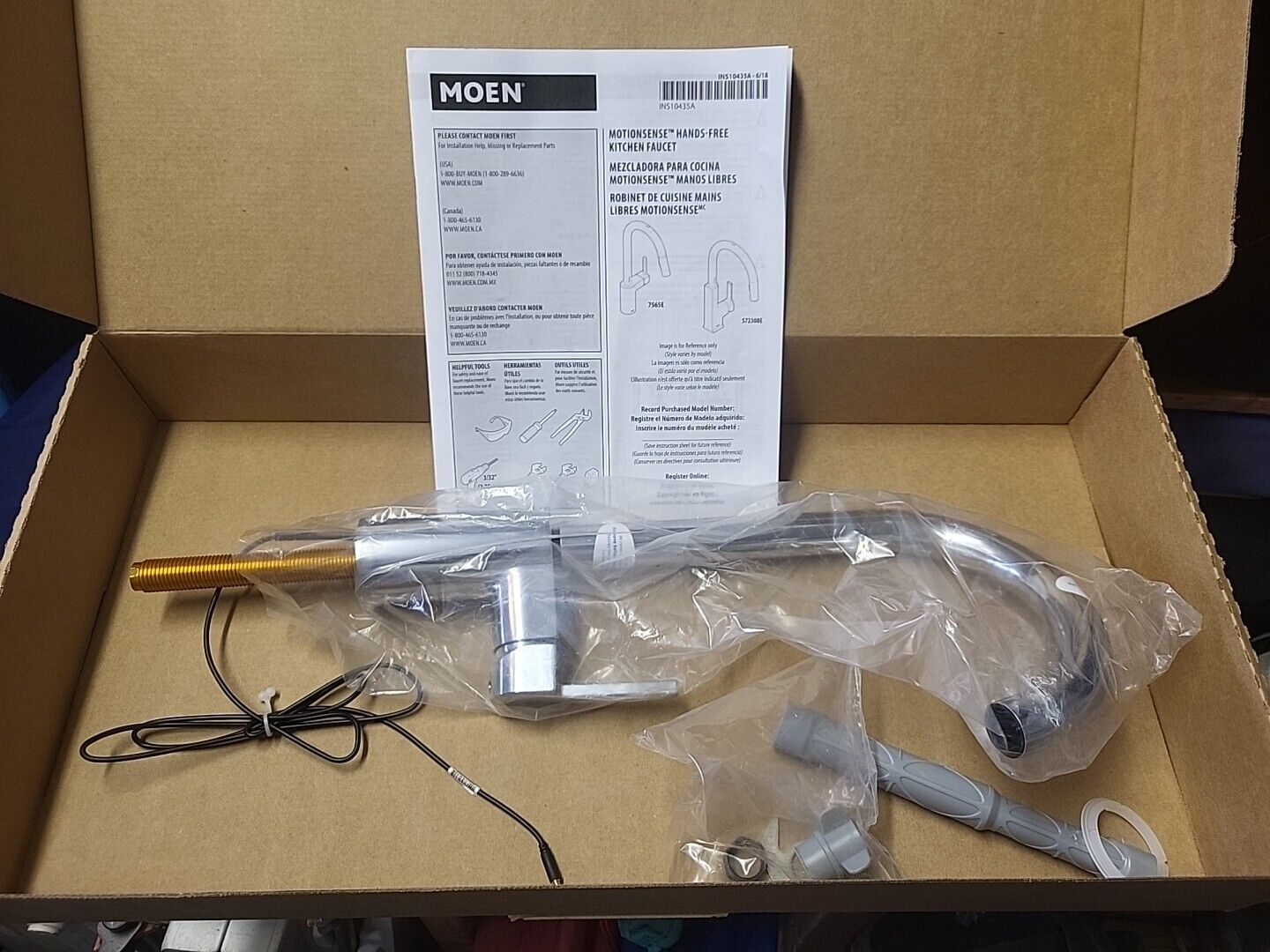 Moen 7565EC Align  One-handle Pull-down Kitchen Faucet - Chrome - Spout Kit Only