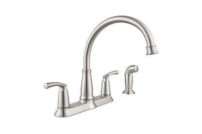 Moen 87403SRS Bexley 2 Handle Lever Kitchen Faucet  Spot Resist Stainless