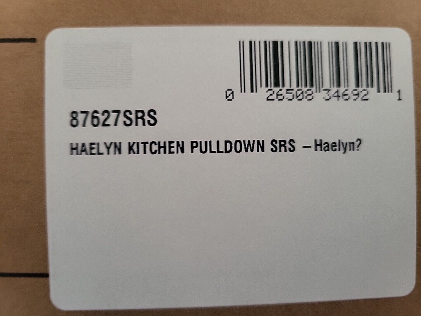 Moen Haelyn 87627SRS  Kitchen Faucet With Pull Out - ‎Spot Resistant Stainless