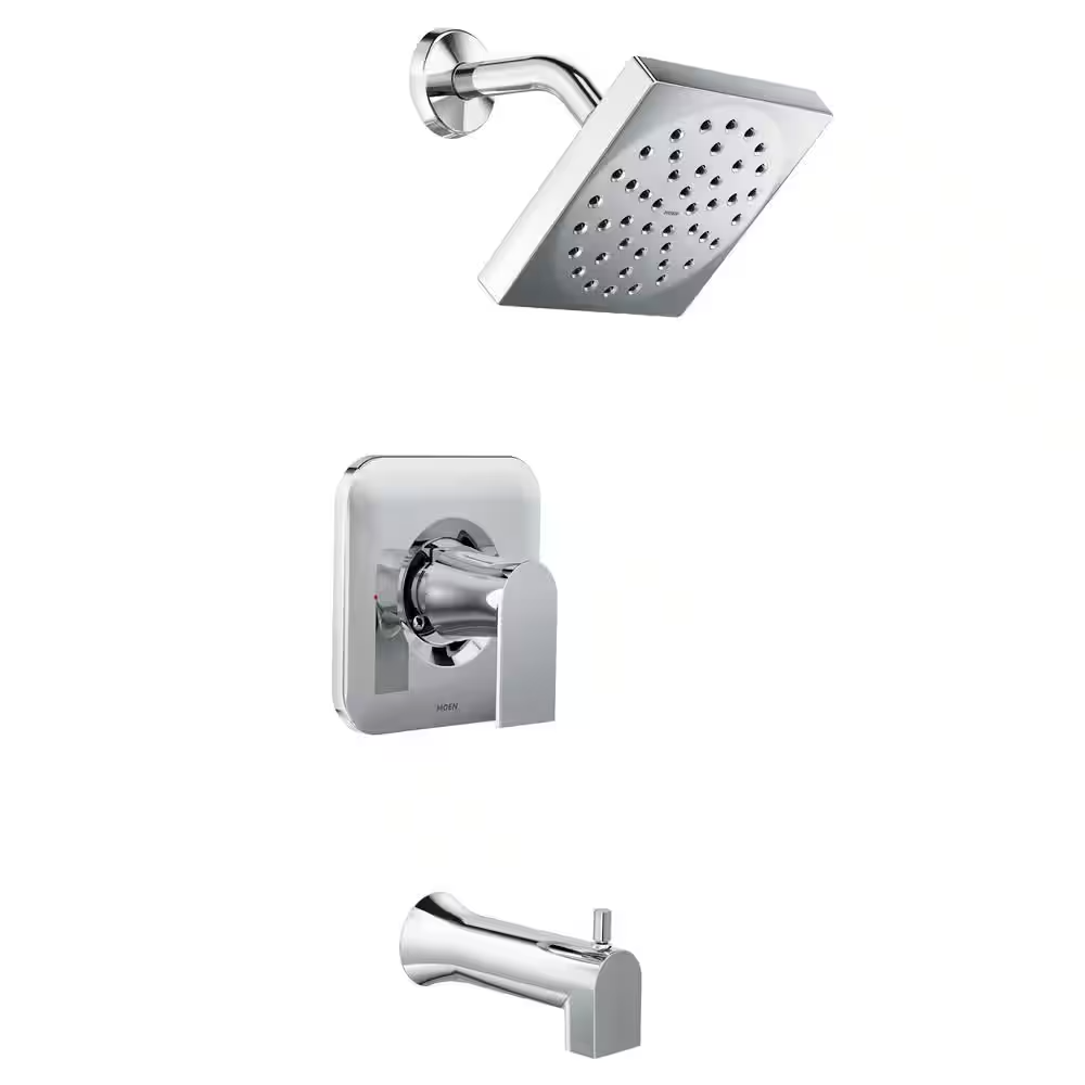 MOEN Genta 82760 Single-Handle 1-Spray. Tub and Shower Faucet in Chrome