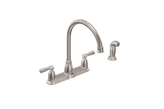 Moen  Banbury CA87000SRS Kitchen Faucet W Side Sprayer - ‎Spot Resist Stainless