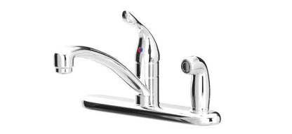 Moen 7434 Chrome Chateau Single Handle Kitchen Faucet With Side Spray