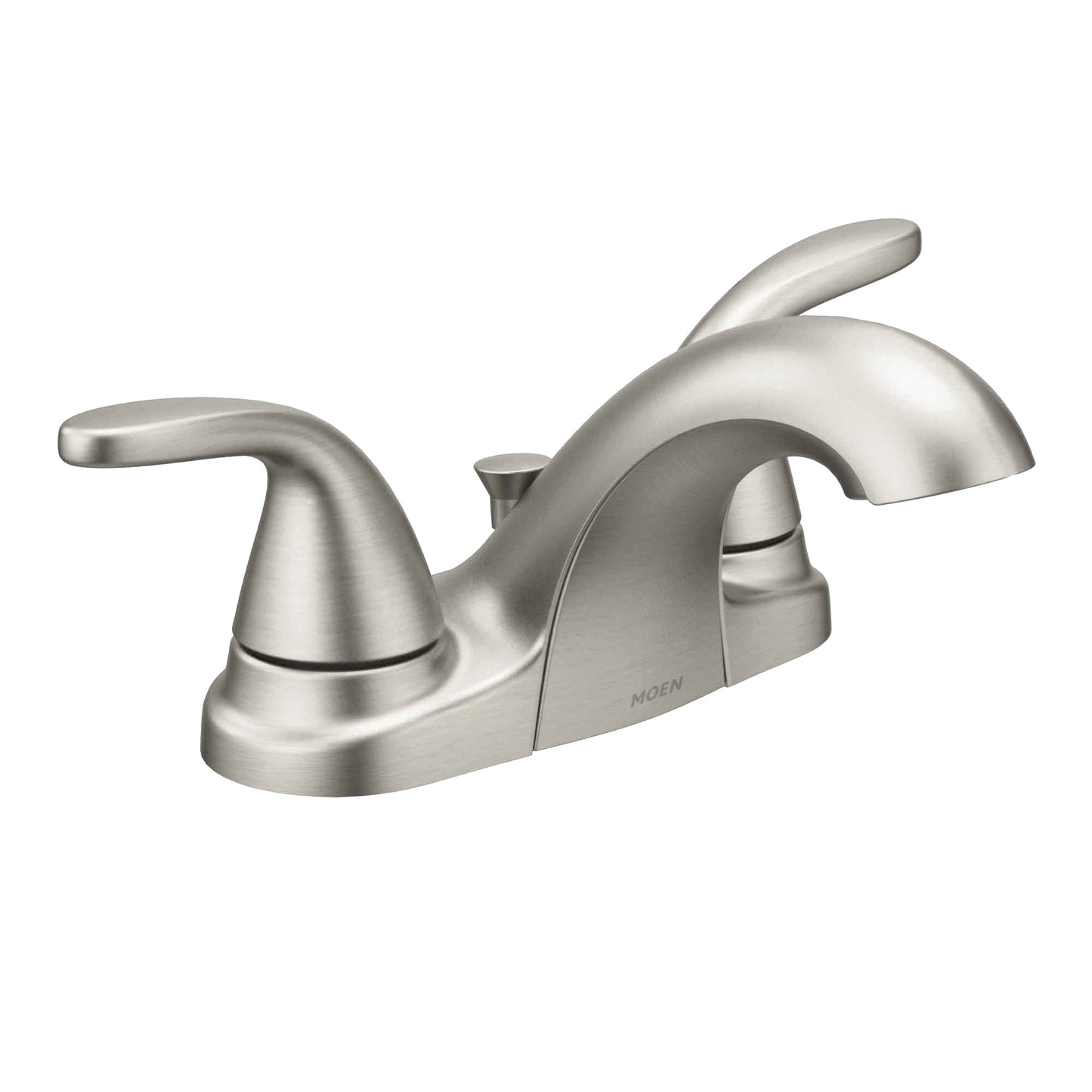 Moen Adler 84603SRN 2-Handle Centerset Bathroom Faucet – Spot Resist Nickel, Elegant & Durable Design